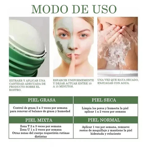 Mascarilla Green Mask Stick: Limpia y Purifica tu Piel en Solo 10 minutos