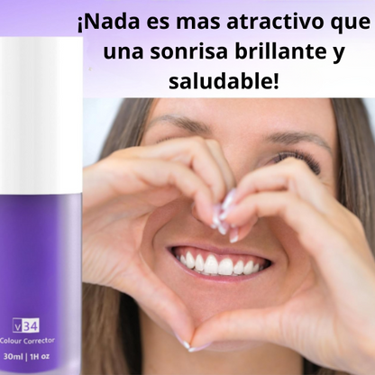 Blanqueador Dental V34: Sonrisa Blanca y Radiante en 7 días